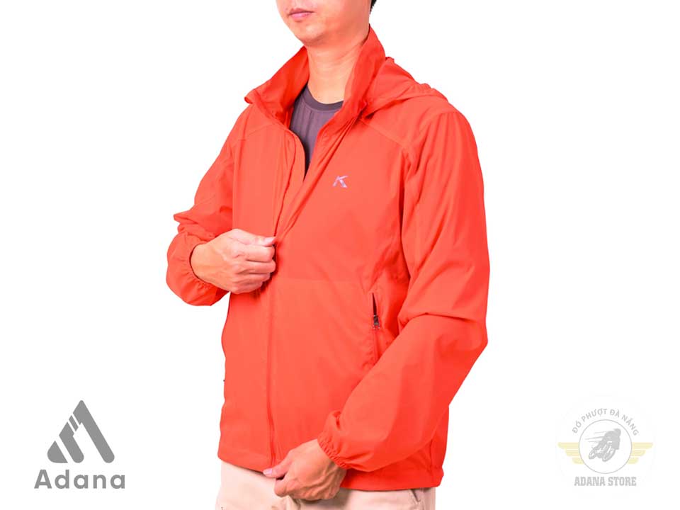 Áo Khoác Gió Trượt Nước Thoáng Khí K139 - Đỏ