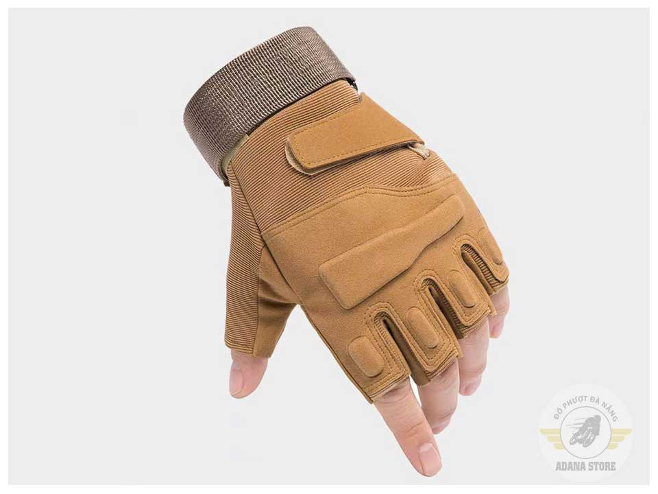 Găng Tay Chiến Thuật Black Hawk Hở Ngón - Cát