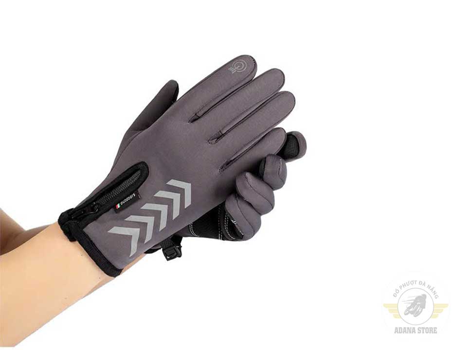 Găng Tay Trượt Nước Giữ Ấm C23 - Xám