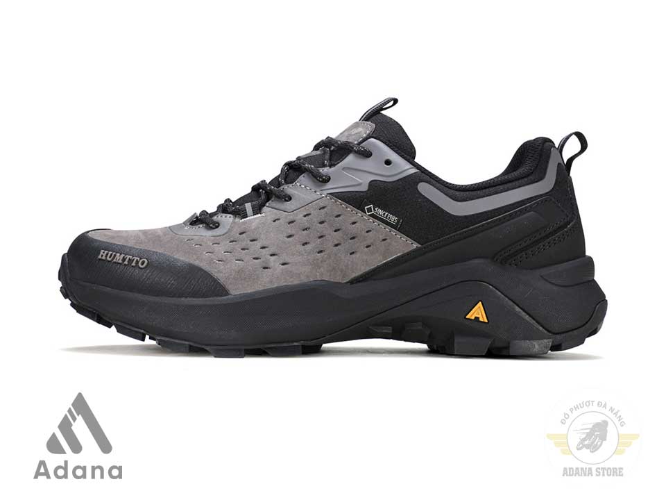 Giày Leo Núi Trekking Humtto 160560A - Đen Xám