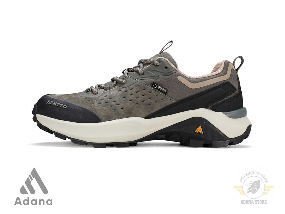 Giày Leo Núi Trekking Humtto 160560A - Xám Khaki