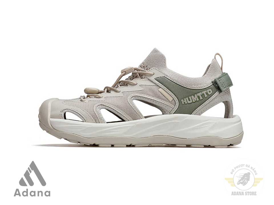 Sandal Leo Núi Humtto 760763B Kem Xanh
