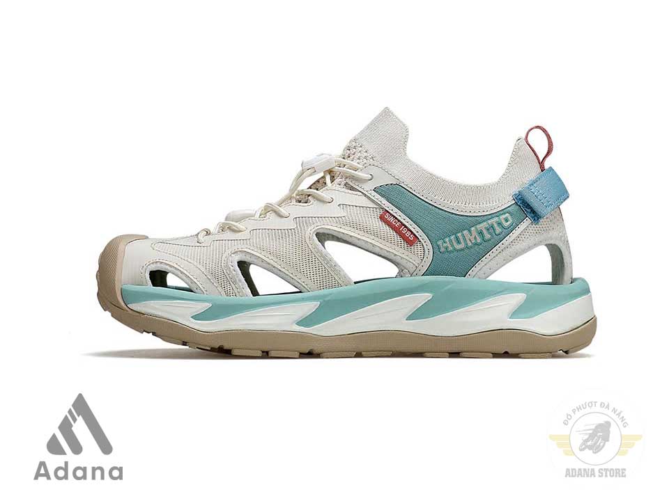 Sandal Leo Núi Humtto 760763B Kem Xanh Ngọc