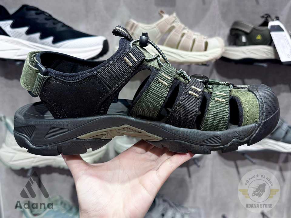 Sandal Lội Suối Trekking Humtto 71045A Rêu